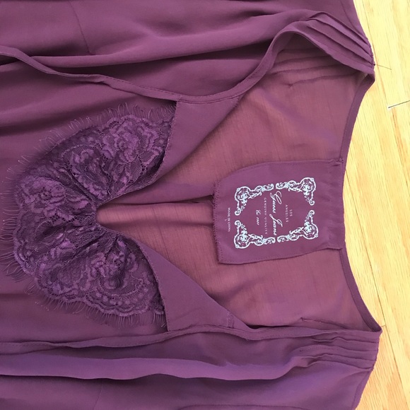 Guess Purple Blouse - Picture 2 of 2
